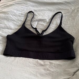 Nike Women's Sleek Black Sports Bra